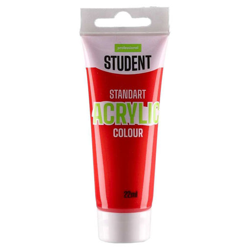 Picture of STUDENT ACRYLIC PAINT 22ML RED